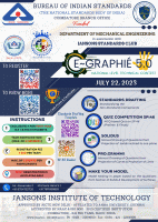 EGraphie5.0 National Level Technical Contest Poster